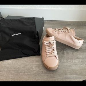 Saint Laurent Leather Sneakers